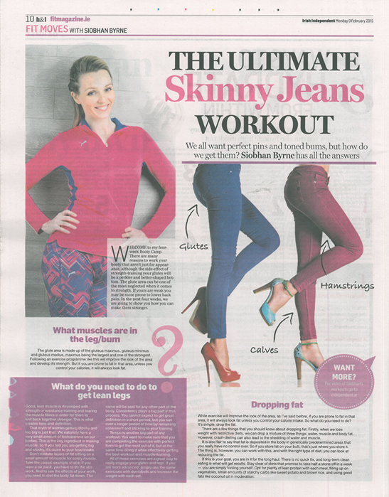 Fit Mag: 'The Ultimate Skinny Jeans Workout' - BodyByrne